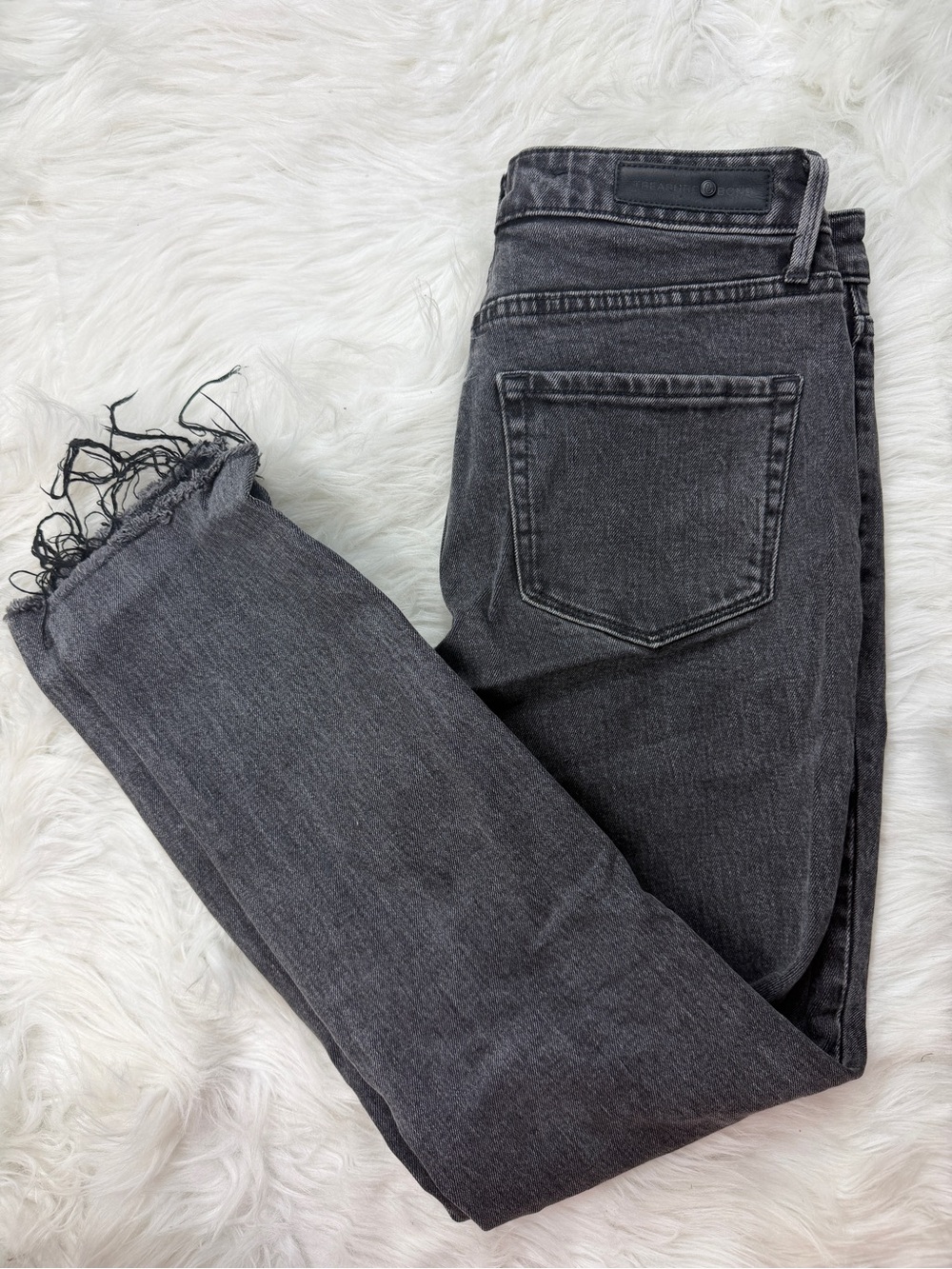 Treasure & Bond High Rise & Loose skinny Ankle Black Jeans